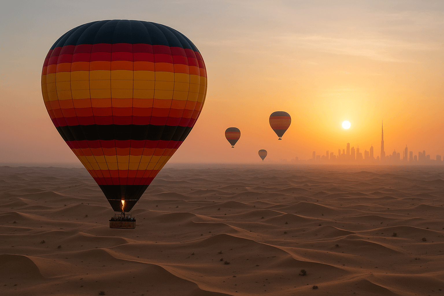 بالن‌سواری کویری دبی