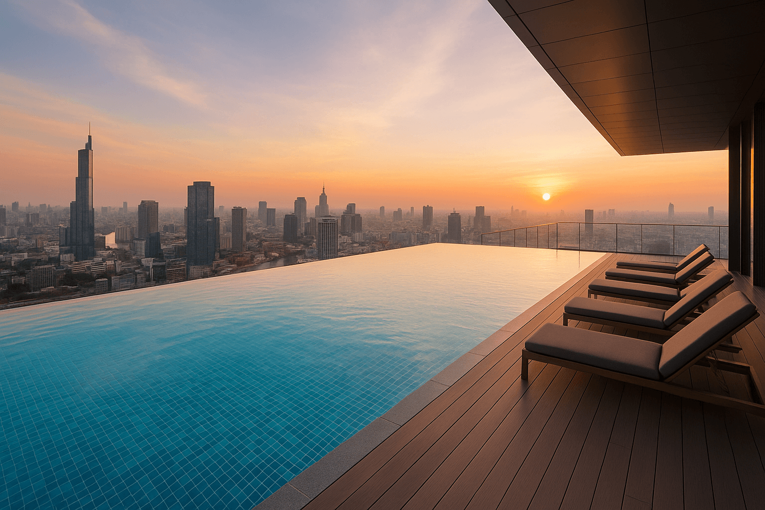 استخر اینفینیتی هتل ادرس اسکای ویو