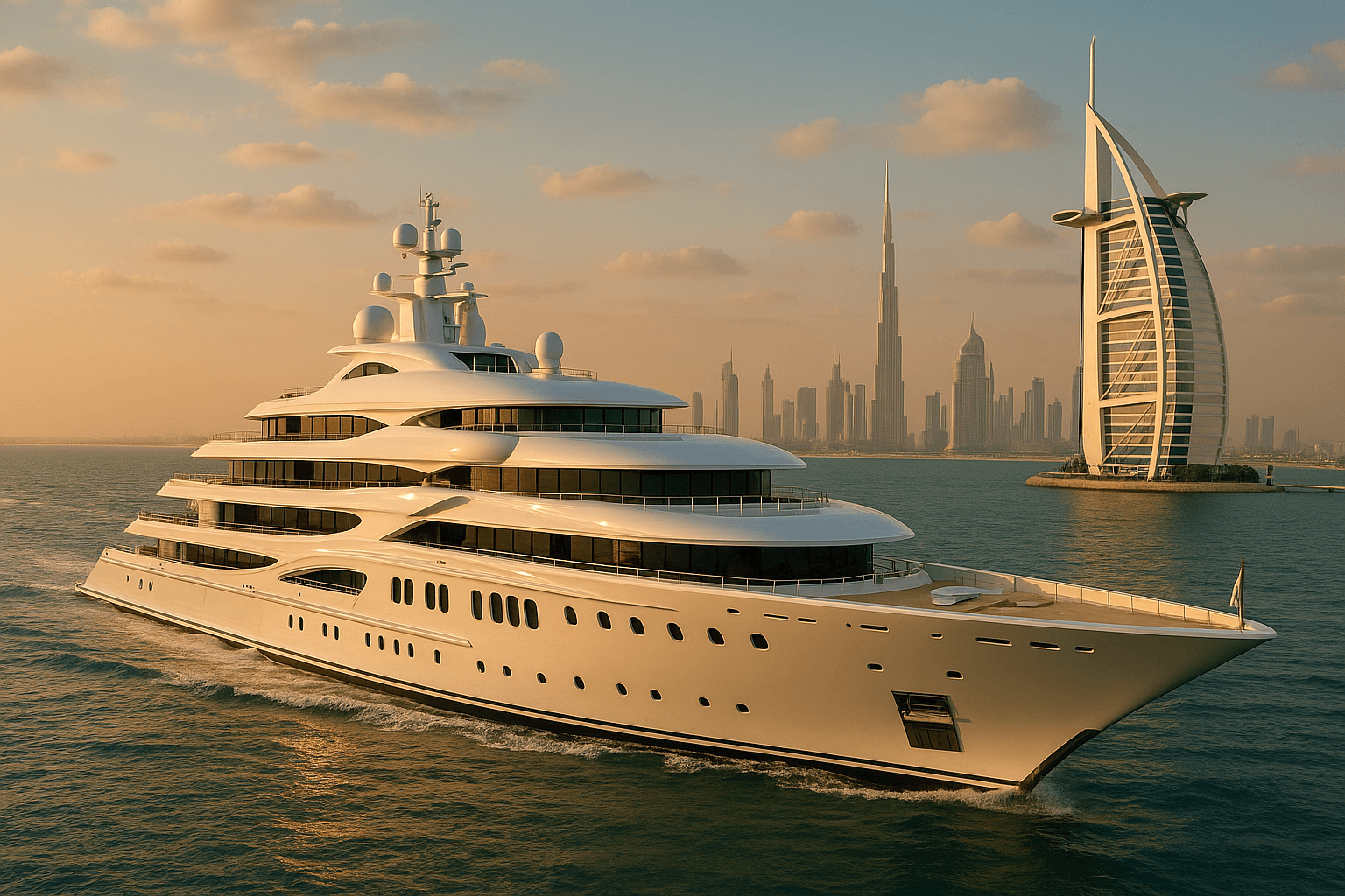 سوپر یات ۷ ستاره دبی